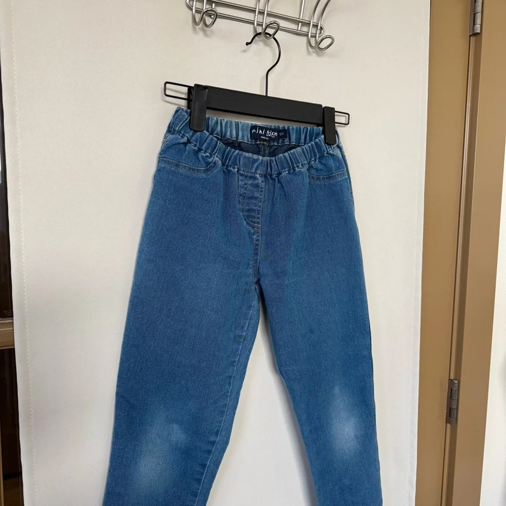 Mini‎ Boden Girls 12Y Blue Medium Wash Skinny Pull On Jeans Pants Bottoms
